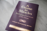 Book - A Course in Miracles based on the Original Handwritten Notes Of Helen Schucman--Complete & Annotated Edition (Vinyl Bound)